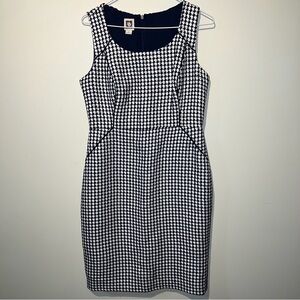 Anne Klein Sleeveless black and white dress